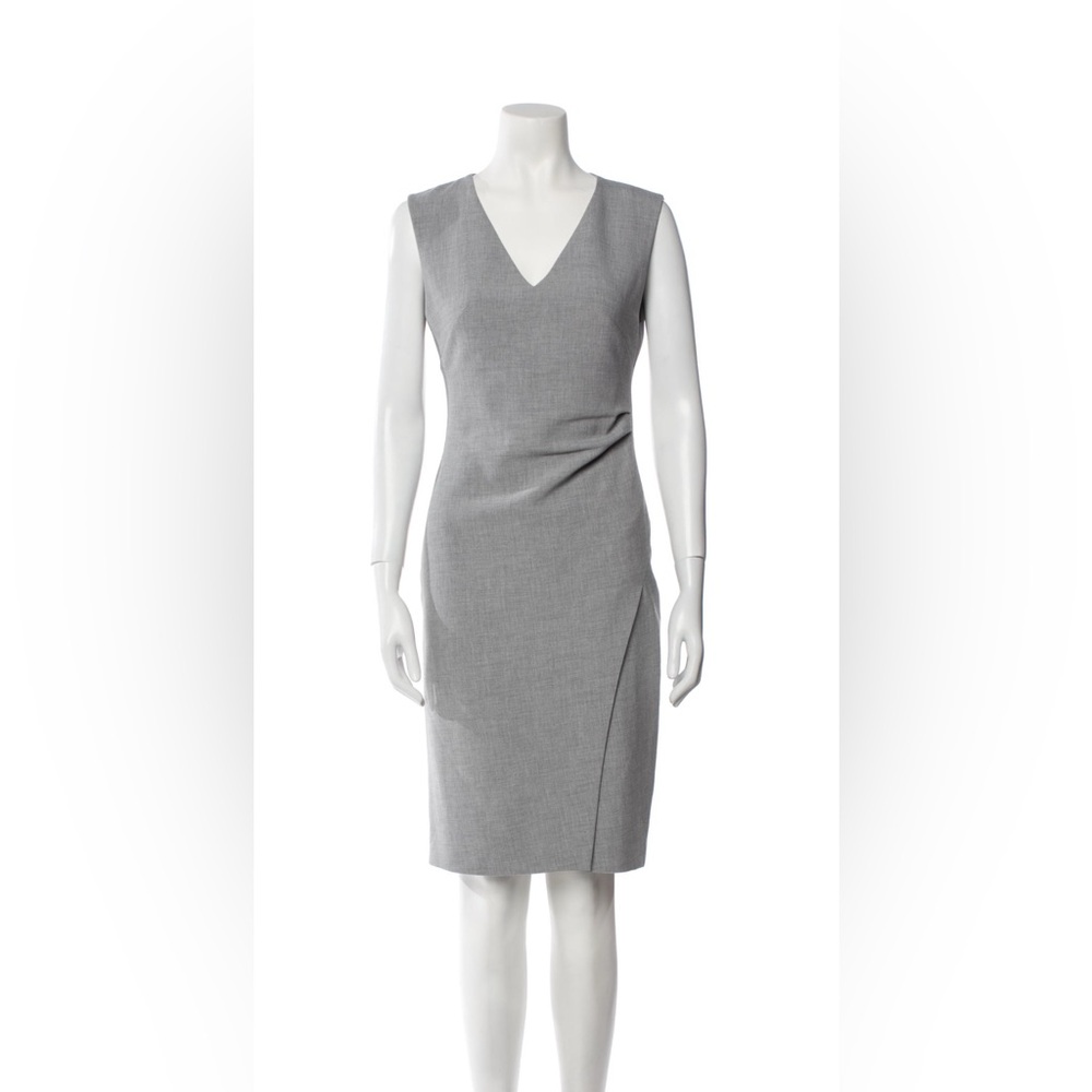 Diane Von Furstenberg Gray Work sleeveless sheath dress